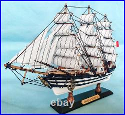 SAILINGSTORY Wooden Model Ship Amerigo Vespucci 1/300 Scale Replica Ship Mode