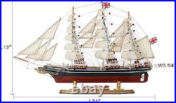 SAILINGSTORY Wooden Model Ship Clipper Cutty Sark 1/125 Scale Replica Ship Model