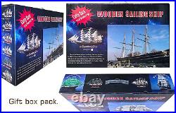 SAILINGSTORY Wooden Model Ship Clipper Cutty Sark 1/125 Scale Replica Ship Model