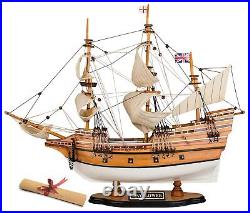 SAILINGSTORY Wooden Model Ship Mayflower 1/60 Scale Replica Sailing Ship Mode