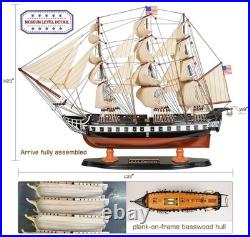 SAILINGSTORY Wooden Model Ship USS Constitution 1/100 Scale Replica Ship Mode