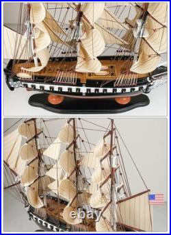 SAILINGSTORY Wooden Model Ship USS Constitution 1/100 Scale Replica Ship Mode