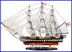 SAILINGSTORY Wooden Model Ship USS Constitution 1/140 Scale Replica Frigate S