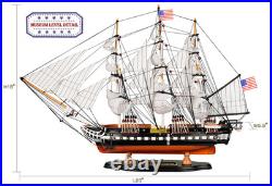 SAILINGSTORY Wooden Model Ship USS Constitution 1/140 Scale Replica Frigate S