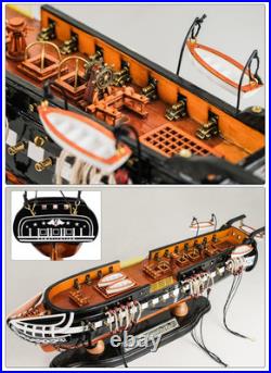 SAILINGSTORY Wooden Model Ship USS Constitution 1/140 Scale Replica Frigate S