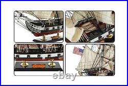 SAILINGSTORY Wooden Model Ship USS Constitution 1/150 Scale Replica Ship Mode