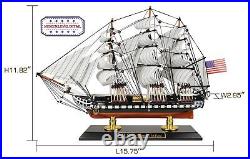 SAILINGSTORY Wooden Model Ship USS Constitution 1/225 Scale Replica Ship Mode