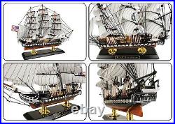 SAILINGSTORY Wooden Model Ship USS Constitution 1/225 Scale Replica Ship Mode