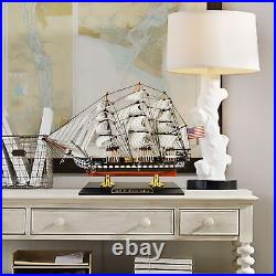 SAILINGSTORY Wooden Model Ship USS Constitution 1/225 Scale Replica Ship Model S