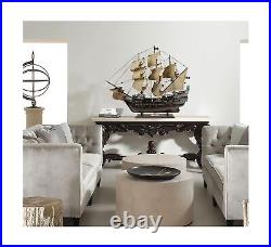 SAILINGSTORY Wooden Pirate Ship Model Black Pearl Model Ship Sailboat Decor B