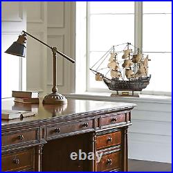 SAILINGSTORY Wooden Pirate Ship Model Black Pearl Model Ship Sailboat Decor Sea