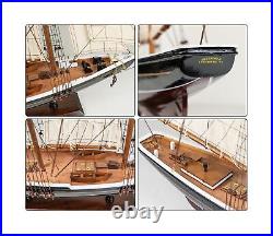 SAILINGSTORY Wooden Sailboat Model Ship Bluenose 1/60 Scale Replica Schooner