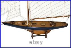 SAILINGSTORY Wooden Sailboat Model Ship Sailboat Decor Yacht Model America'S