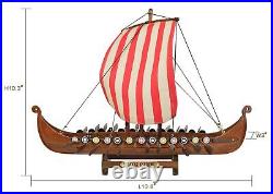 SAILINGSTORY Wooden Viking Ship Model Drakkar Oseberg 1/60 Scale Replica Scan