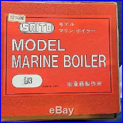 SAITO B2F Steam boiler for model ship marine boat New from Japan