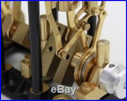 SAITO T2DR-L Steam Engine For Model Ship Marine Boat Two-cylinder, Long stroke