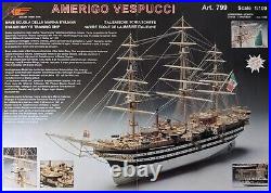 SALE! Amerigo Vespucci wooden model ship kit #799 see below for details Italy