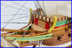SEACRAFT GALLERY BATAVIA PAINTED Wooden Model Ship Extremely Detailed 90cm 35
