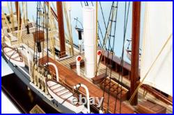 SEACRAFT GALLERY Endurance Sir Ernest Shackleton Painted Model Ship 75cm