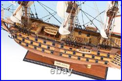 SEACRAFT GALLERY HMS VICTORY Wooden Model Ship Boat Completed Handmade 55cm