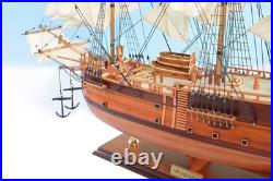 SEACRAFT GALLERY Handcrafted HMB Endeavour Wooden Model Ship James Cook ship