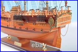 SEACRAFT GALLERY Handcrafted HMB Endeavour Wooden Model Ship James Cook ship