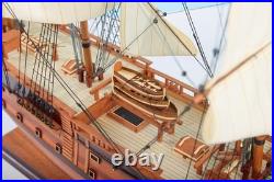 SEACRAFT GALLERY Handcrafted HMB Endeavour Wooden Model Ship James Cook ship