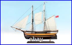 SEACRAFT GALLERY Handmade HMS Lady Nelson (1798) Wooden Model Ship 80cm 31.5