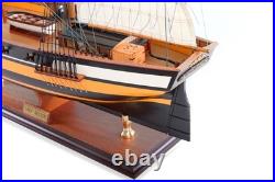 SEACRAFT GALLERY Handmade HMS Lady Nelson (1798) Wooden Model Ship 80cm 31.5