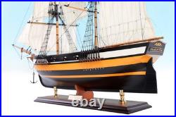 SEACRAFT GALLERY Handmade HMS Lady Nelson (1798) Wooden Model Ship 80cm 31.5