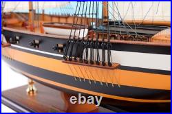 SEACRAFT GALLERY Handmade HMS Lady Nelson (1798) Wooden Model Ship 80cm 31.5