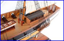 SEACRAFT GALLERY Handmade HMS Lady Nelson (1798) Wooden Model Ship 80cm 31.5