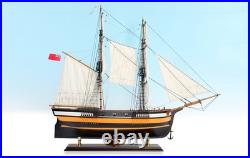 SEACRAFT GALLERY Handmade HMS Lady Nelson (1798) Wooden Model Ship 80cm 31.5