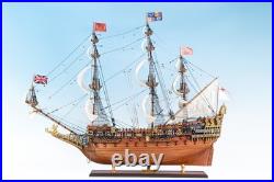 SEACRAFT GALLERY Sovereign of the Seas Wooden Model Ship Extremely Detailed 95cm