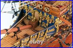 SEACRAFT GALLERY Sovereign of the Seas Wooden Model Ship Extremely Detailed 95cm