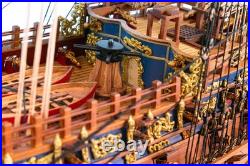 SEACRAFT GALLERY Sovereign of the Seas Wooden Model Ship Extremely Detailed 95cm