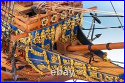 SEACRAFT GALLERY Sovereign of the Seas Wooden Model Ship Extremely Detailed 95cm