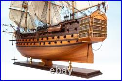 SEACRAFT GALLERY Wooden Model Ship Boat HMS Victory 95cm Extremely Detailed