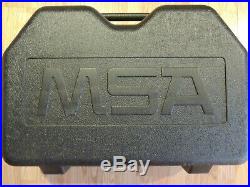 SEE DESCRIPTION FOR SHIPPING 24-MSA Hard Carrying Case Black Polyethylene 492435