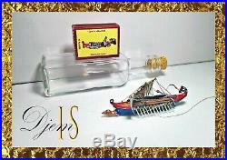 SHIP IN A BOTTLE. Model of the Greek galley. An elite gift for holidays. Handmade