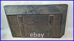 SHIP model Diorama schooner clipper frigate folk art 3 Mast antique 27-3/4 w