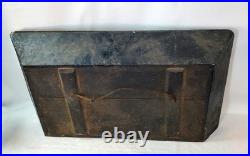 SHIP model Diorama schooner clipper frigate folk art 3 Mast antique 27-3/4 w