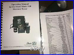 SHORE Model 930 Moisture Tester for Grain -Brand New In The Box + Free Shipping