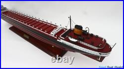 SS Edmund Fitzgerald Commercial Ship Model 27.5? Wooden Ship Model