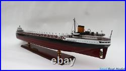 SS Edmund Fitzgerald Commercial Ship Model 27.5? Wooden Ship Model
