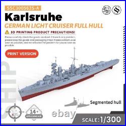 SSC300563S-A 1/300 Military Model Kit German Karlsruhe Light Cruiser Full Hull