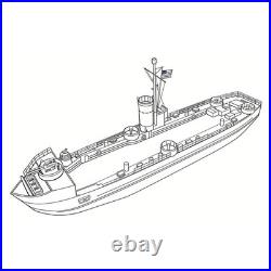 SSMODEL 1/72 Military Model USS LSM 1 Class Landing Ship Medium Full Hull