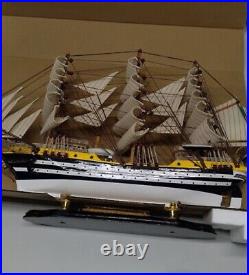 Sailingstory Wooden Model Ship USS Constitution 1/90 Scale Replica Ship Model