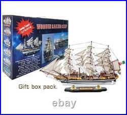 Sailingstory Wooden Model Ship USS Constitution 1/90 Scale Replica Ship Model