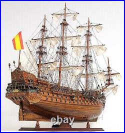 San Felipe Medium Ship Model Handmade Wooden Ship Fully Assembled